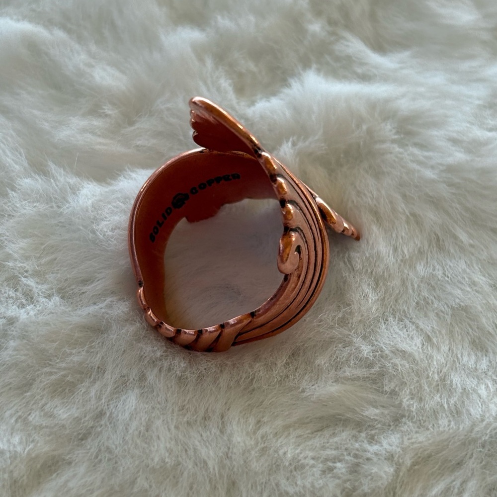 Vintage Solid Copper Wrap Ring – Southwestern Pacific Jewelry Co. - Picture 4 of 5